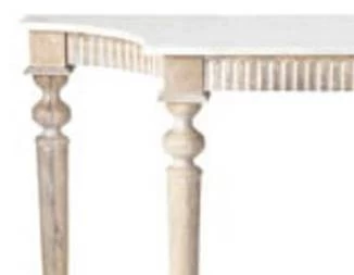 A & B Home Adela White Console Table 2 A & B Home Adela White Console Table - Image 2