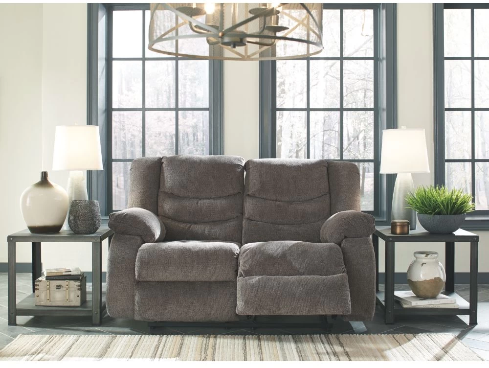Signature Design By Ashley® Tulen Gray Reclining Loveseat 3 Signature Design By Ashley® Tulen Gray Reclining Loveseat - Image 3