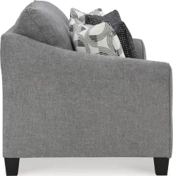 Benchcraft® Mathonia Queen Smoke Sofa Sleeper -Furniture comprehensive store 709945ae 1959 414a 855d cd415e047549