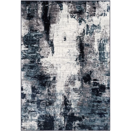 Surya Wanderlust Gray/Aqua 9'3" X 12'3" Area Rug 1 Surya Wanderlust Gray/Aqua 9'3" X 12'3" Area Rug