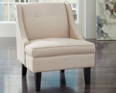 Signature Design By Ashley® Clarinda Cream Accent Chair 3 Signature Design By Ashley® Clarinda Cream Accent Chair - Image 3