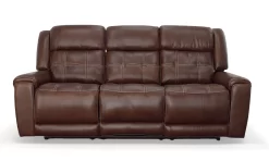 Man Wah Walnut Leather Power Reclining Sofa -Furniture comprehensive store 7180e057 4bb3 486e becd 7e2f635f1b1a