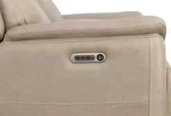 Flexsteel® Crew Pebble Power Reclining Loveseat With Console And Power Headrests And Lumbar -Furniture comprehensive store 7195d371 68bf 42f6 ac85 c3fe0e928174