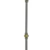 Stylecraft Aged Gold/Gray Floor Lamp
