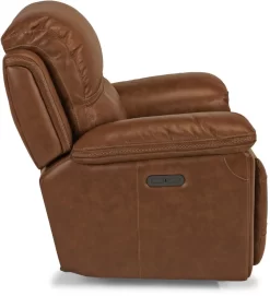 Flexsteel® Fenwick Brown Leather Power Gliding Recliner With Power Headrest 7 Flexsteel® Fenwick Brown Leather Power Gliding Recliner With Power Headrest -Furniture comprehensive store 71c8e6bd 7537 47f0 a415 b8af01291dff