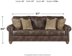 Signature Design By Ashley® Nicorvo Coffee Sofa 11 Signature Design By Ashley® Nicorvo Coffee Sofa -Furniture comprehensive store 71f94ef5 66d4 4891 870d 1a137b57144d