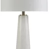 StyleCraft Tasia Glass/Steel Table Lamp
