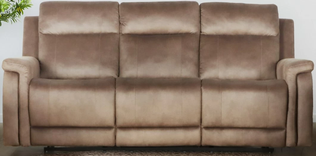 New Classic® Home Furnishings Palmer Light Brown Sofa With Dual Recliner 1 New Classic® Home Furnishings Palmer Light Brown Sofa With Dual Recliner