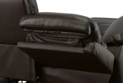 Flexsteel® Jackson Dark Brown Power Reclining Loveseat With Power Headrests -Furniture comprehensive store 72d020f7 72b6 433b 9dda 5638accff055