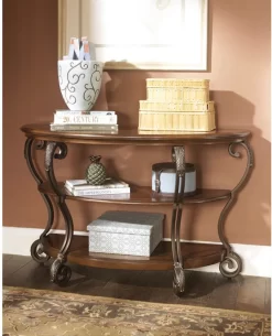 Signature Design By Ashley® Nestor Medium Brown Sofa Table -Furniture comprehensive store 72f851b1 8eb8 4132 a3cb ad39b6a88ee2