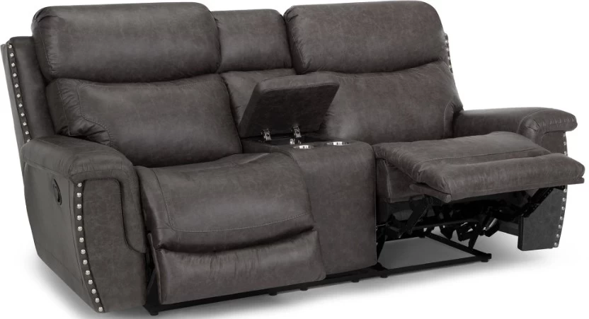 Franklin™ Brixton Holster Steel Manual Reclining Console Loveseat 3 Franklin™ Brixton Holster Steel Manual Reclining Console Loveseat - Image 3