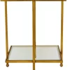 Zeugma Imports® Gold Side Table
