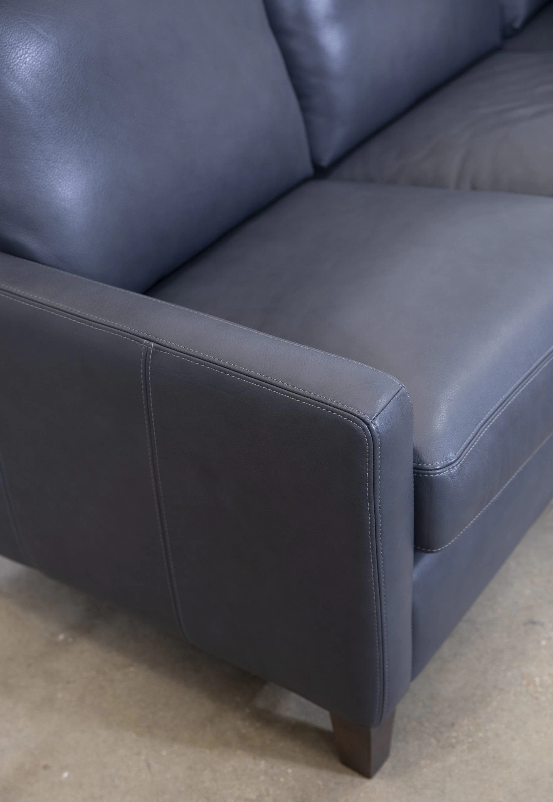 Hi-Rock Home Palermo Aegean All Leather Sofa 3 Hi-Rock Home Palermo Aegean All Leather Sofa - Image 3