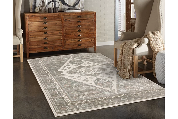 Oriental Weavers™ Capistrano Gray/Tan 10'x13' Rug 4 Oriental Weavers™ Capistrano Gray/Tan 10'x13' Rug - Image 4