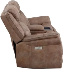 Steve Silver Co.® Morrison Camel Reclining Loveseat -Furniture comprehensive store 752ad070 a0a7 4cc9 9d79 0318571aa5a6