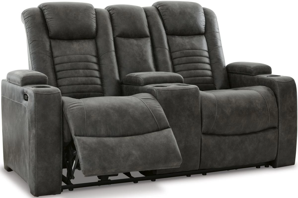 Signature Design By Ashley® Soundcheck Storm Power Reclining Loveseat 2 Signature Design By Ashley® Soundcheck Storm Power Reclining Loveseat - Image 2