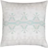 Laura Park Designs Parisian Aqua 22" X 22" Toss Pillow
