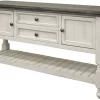 International Furniture Direct Stone Sofa Table