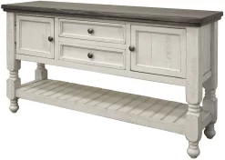 International Furniture Direct Stone Sofa Table