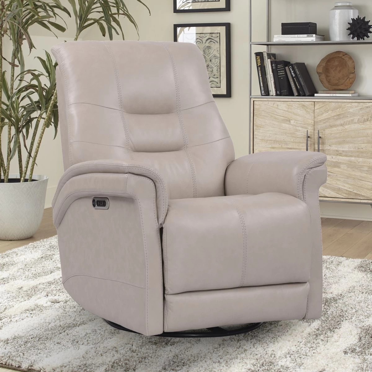 Parker House® Carnegie Verona Linen Power Cordless Swivel Glider Recliner 4 Parker House® Carnegie Verona Linen Power Cordless Swivel Glider Recliner - Image 4