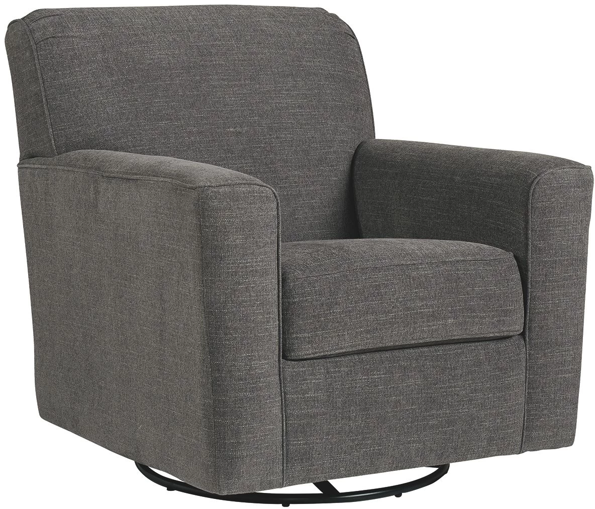 Ashley® Alcona Charcoal Swivel Glider Accent Chair 1 Ashley® Alcona Charcoal Swivel Glider Accent Chair