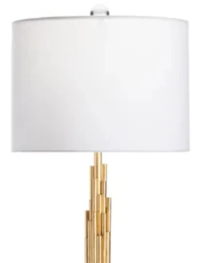 Crestview Collection Galveston Gold/White Table Lamp 2 Crestview Collection Galveston Gold/White Table Lamp - Image 2