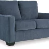 Signature Design By Ashley® Rannis Navy Twin Sofa Sleeper