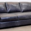 Soft Line Splendor Grey All Leather Sofa