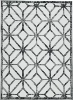 Signature Design By Ashley® Reidland Black/Cream/Gray 5' X 7' Medium Area Rug