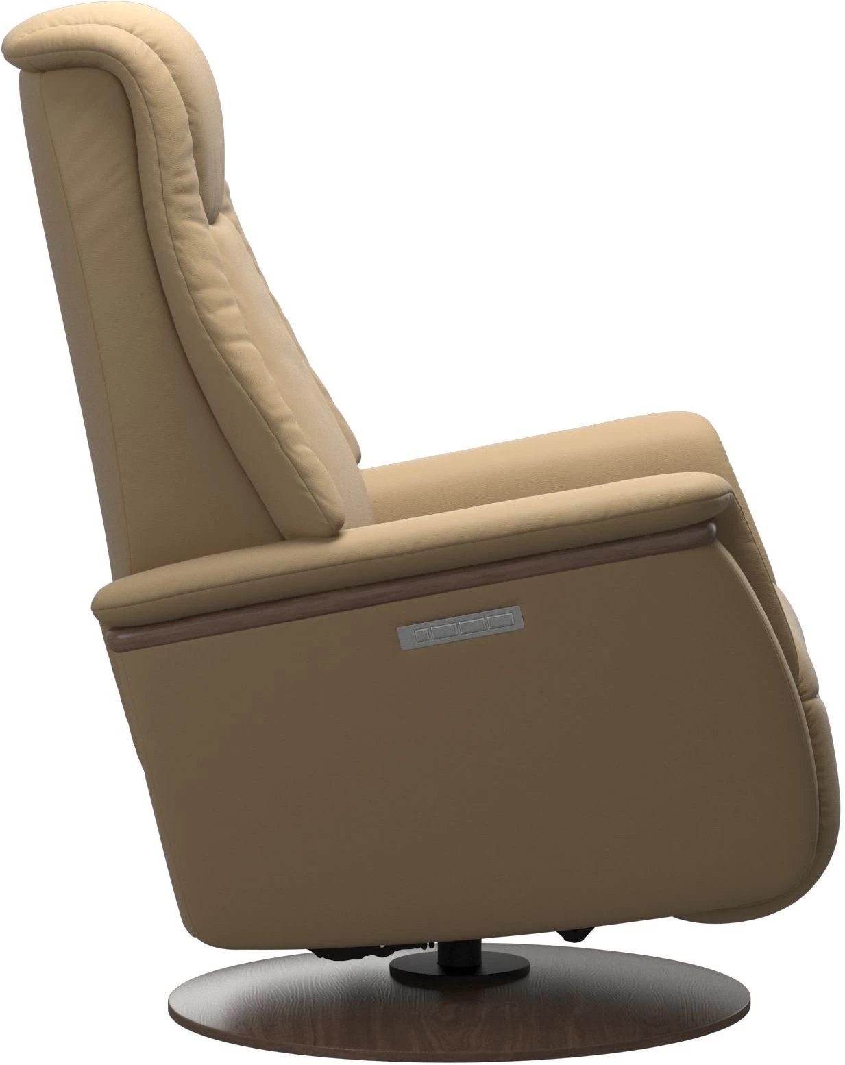 Stressless® By Ekornes® Max Large All Leather Sand Power Swivel Recliner Chair 3 Stressless® By Ekornes® Max Large All Leather Sand Power Swivel Recliner Chair - Image 3