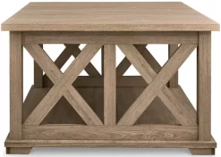 Signature Design By Ashley® Elmferd Light Brown Coffee Table -Furniture comprehensive store 78dc9d43 b345 4629 ba0f b07c6ec52750