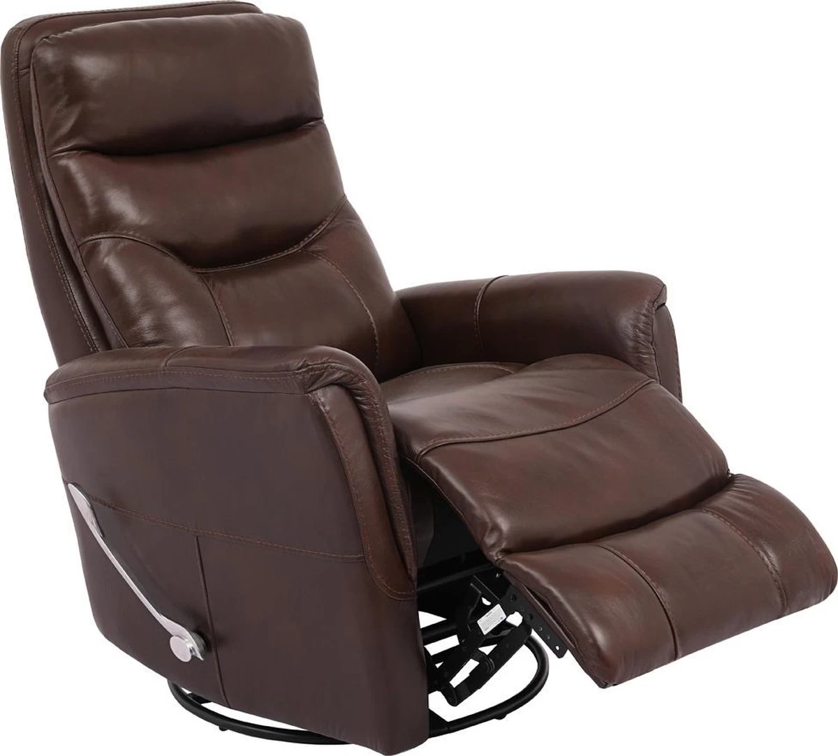 Parker House® Gemini Robust Manual Leather Swivel Glider Recliner 3 Parker House® Gemini Robust Manual Leather Swivel Glider Recliner - Image 3