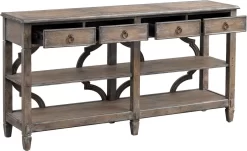 Coast2Coast Home™ Bostwick Brown Console -Furniture comprehensive store 7940d17c 02fb 4155 a50d 19c711d01822