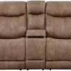 Steve Silver Co.® Morrison Camel Reclining Loveseat