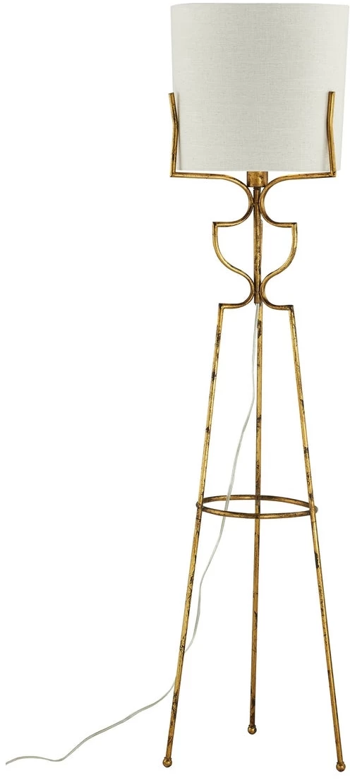 Forty West Barclay Gold Floor Lamp 1 Forty West Barclay Gold Floor Lamp