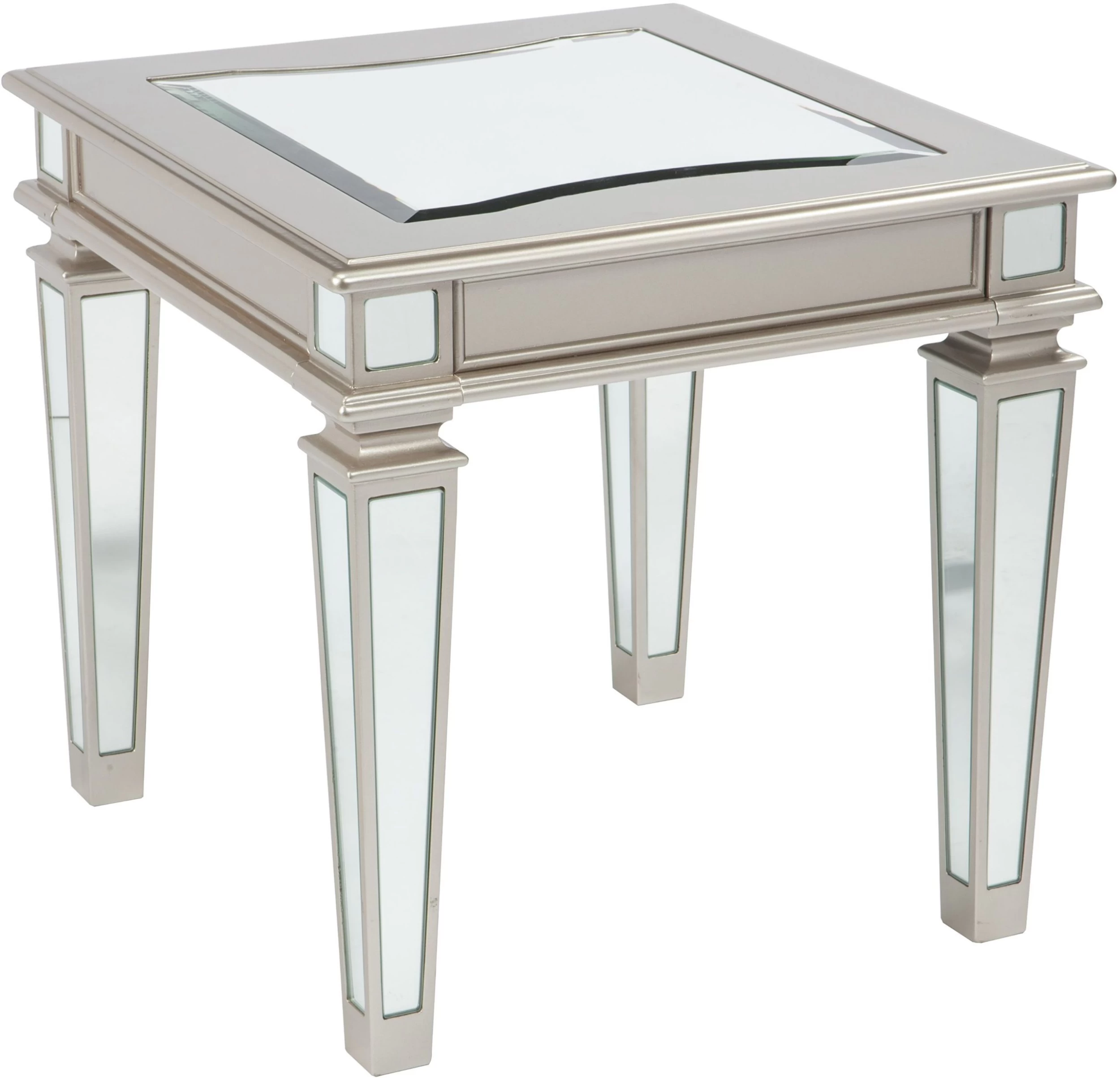Signature Design By Ashley® Tessani Silver Rectangular End Table 1 Signature Design By Ashley® Tessani Silver Rectangular End Table