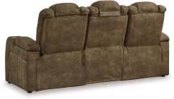 Signature Design By Ashley® Wolfridge Brindle Power Reclining Sofa -Furniture comprehensive store 7a46f530 2038 4a95 b620 9ba2c172baed