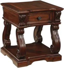 Signature Design By Ashley® Alymere Rustic Brown End Table
