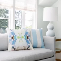 Laura Park Designs French Blue 22" X 22" Toss Pillow -Furniture comprehensive store 7baefe5c ce08 419b 8bd2 29a342a5371a