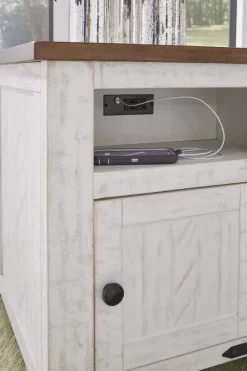 Signature Design By Ashley® Wystfield White/Brown End Table 13 Signature Design By Ashley® Wystfield White/Brown End Table -Furniture comprehensive store 7e9c1413 75a0 43b8 ab77 f239e21a3a62