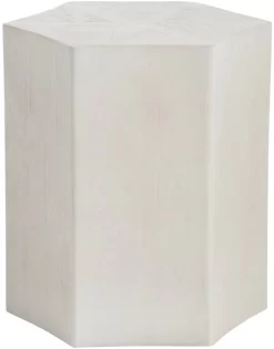 Crestview Collection Caspian White End Table