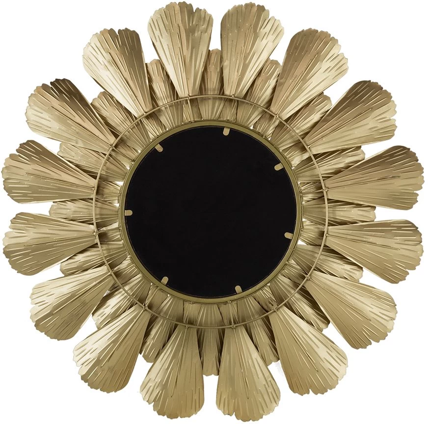 A & B Home Gold Metal Mirror 4 A & B Home Gold Metal Mirror - Image 4