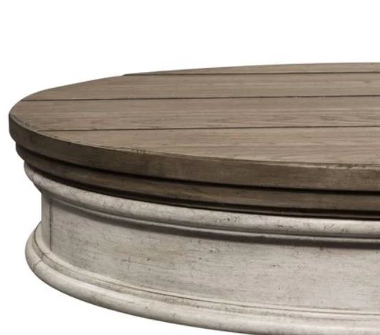 Liberty Heartland Antique White Side Table 5 Liberty Heartland Antique White Side Table - Image 5