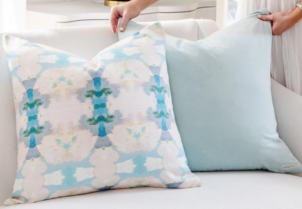 Laura Park Designs Blue Lagoon 22 X 22 Pillow 2 Laura Park Designs Blue Lagoon 22 X 22 Pillow - Image 2