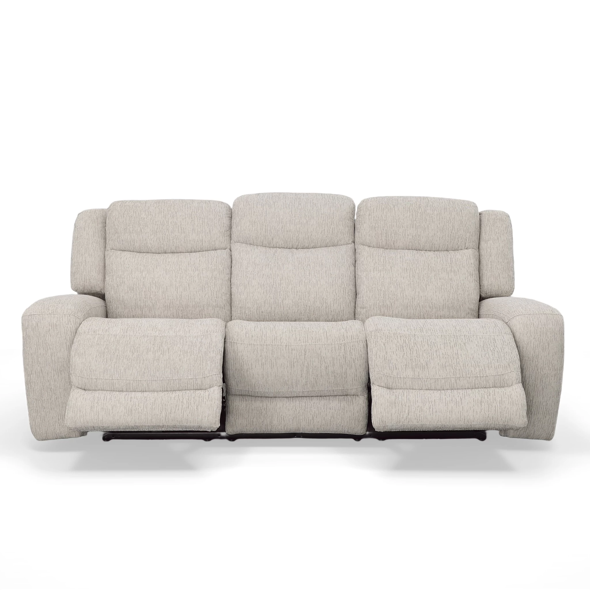 Man Wah Taupe Power Reclining Sofa 6 Man Wah Taupe Power Reclining Sofa - Image 6
