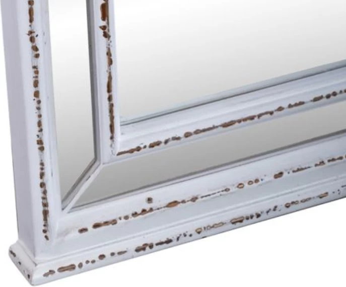 Liberty Magnolia Manor Antique White Scalloped Mirror 6 Liberty Magnolia Manor Antique White Scalloped Mirror - Image 6