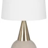 Bassett Mirror Beacon Brass/Cement Table Lamp
