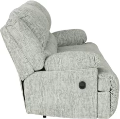 Signature Design By Ashley® McClelland Gray Reclining Sofa -Furniture comprehensive store 82bb05b1 3922 4125 812b 9013693358eb