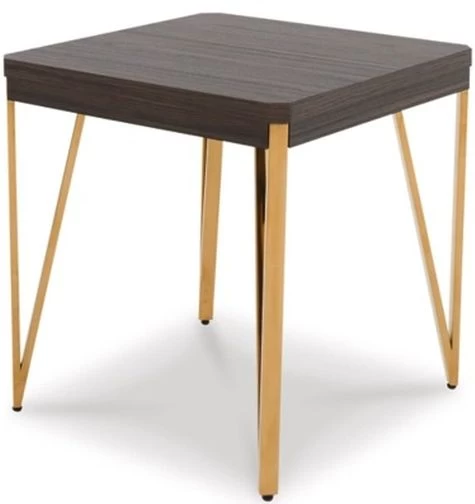 Signature Design By Ashley® Bandyn 3-Piece Brown/Champagne Table Set 4 Signature Design By Ashley® Bandyn 3-Piece Brown/Champagne Table Set - Image 4