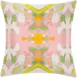 Laura Park Designs White Lotus 22 X 22 Pillow